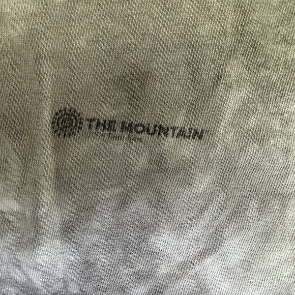 The Mountain Mens XL T Shirt Elephant Tie Dye African Lion Safari Grey - Picture 4 of 8